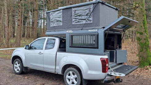 Algarve Explorer  – 2p Off-grid 4x4 Pickup with Camper unit 2023
