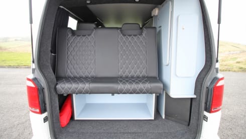 Jessie – 4 berth Volkswagen Transport Campervan from 2018