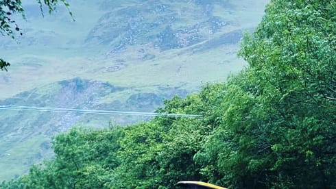 4 berth Volkswagen Yellow Camper