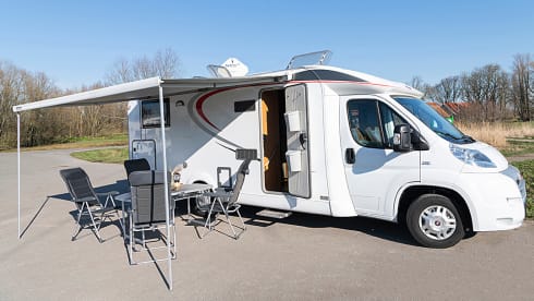 Burstner 2p – Burstner camper, fully equipped and complete inventory!!