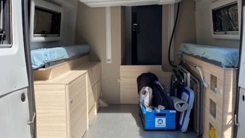3p Adria Mobil bus from 2021 with fold-down bed