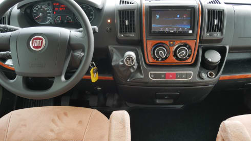 Burstner Argos 6 sleeps 6 seats.