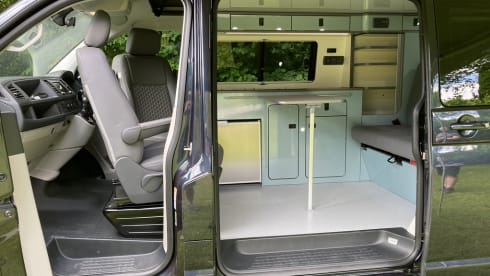 Ruthern –  VW T6  beautifully converted by Ecowagon.  Pitch available