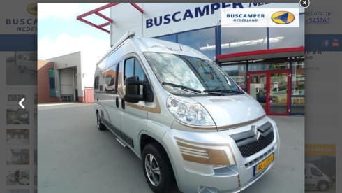 Compact Pössl 2Win factory-built bus camper (dog allowed)