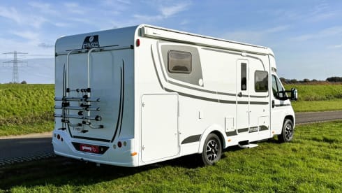 Mooie Fiat half-integraal camper