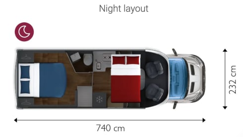 Fully equipped and brand new motorhome