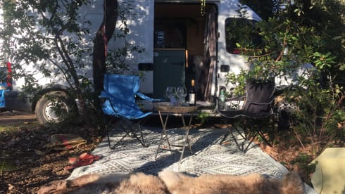 Beautiful DIY camper van with chic look