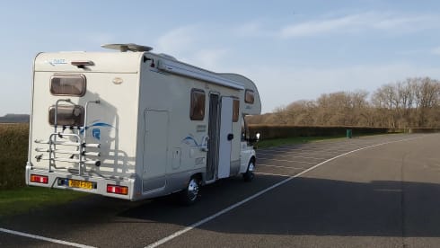 Spacious family camper