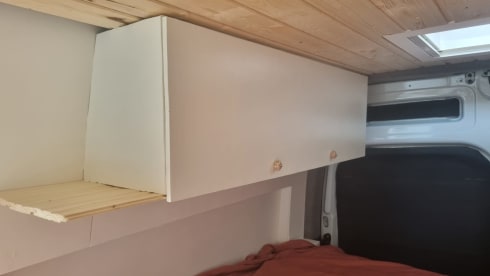 Off-grid self-built camper van