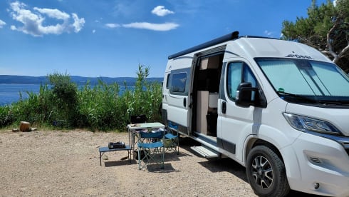 Go on a road trip with our new Pössl 2 WIN Plus camper van