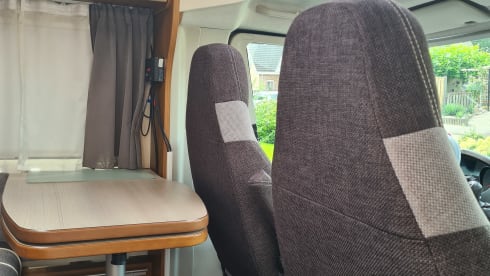 Nice Chausson bus camper with length bed