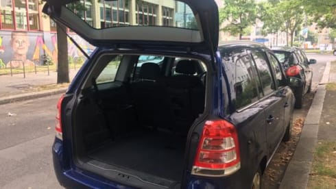 Opel Zafira – Camping pour deux personnes
