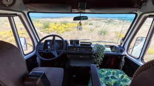 Ms. Paddy – Vintage Mercedes Westfalia campervan 🚌 🏄‍♂️ ⛱ incl. complete equipment