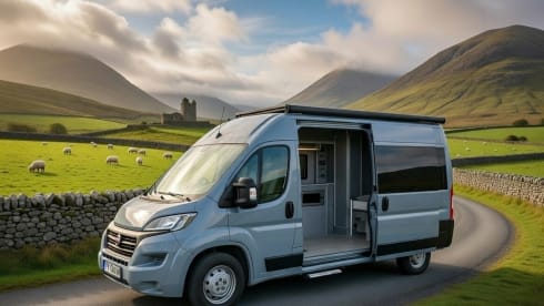 PREMIUM BLUE – 2 berth Peugeot campervan from 2022