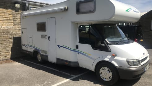4 berth Chausson, main bed over cab