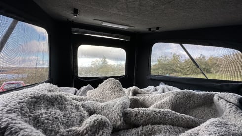 4 berth Volkswagen campervan aircon and parking heater