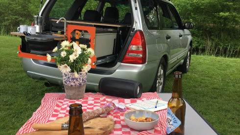 Co de BosCamper – Rooftop Tent Adventure: Subaru Forester x EGOE Nestbox Supertramp x Yuna Sheepie