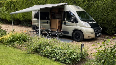 The bus – 4 berth, fully loaded 