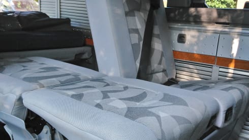 Discover Luxury and Adventure with our well-equipped Mercedes camper van!
