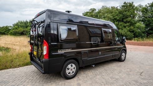Tony – AUTOTRAIL 67 perfect for couples. Can sleep 4 with driveaway tent.