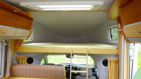 Colorado – Kompakter Camper, kurze Aussenmaße, aber trotzdem mit allem ausgestattet. 