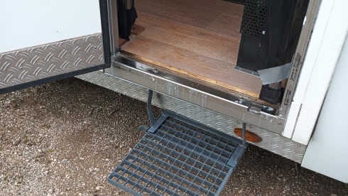 For rent a modern Renault Master camper from 2014. lots of comfort