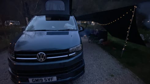 Bluey the Transporter Heeler – VW T6 Petrol Blue, 4-Berth