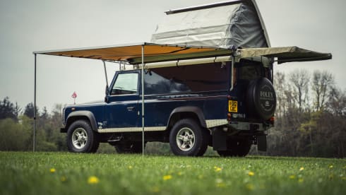 Blue Belle – Land Rover Camper for Family Camping