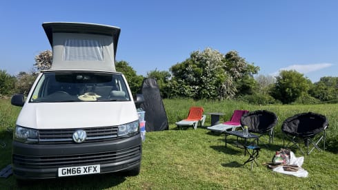 4 berth Volkswagen campervan from 2016