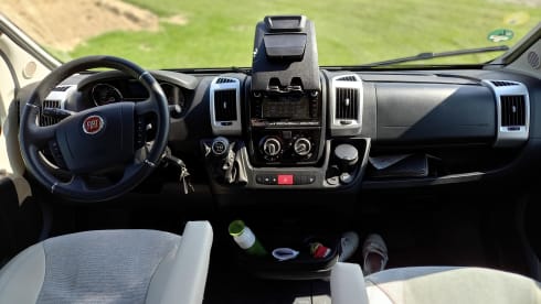Making beautiful memories with our completely self-sufficient Fiat Ducato