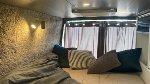 atmospheric spacious 2 person mercedes camper bus