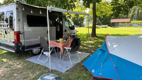 Fifi – 2 to 3 people. Fiat camper van 