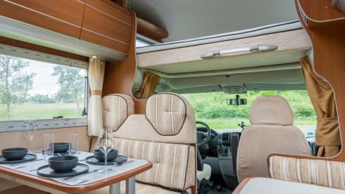 Available again for the summer. Relax with a luxury 4-6 person camper on your trip