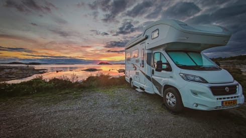 Adventurous and comfortable 2 person alcove camper