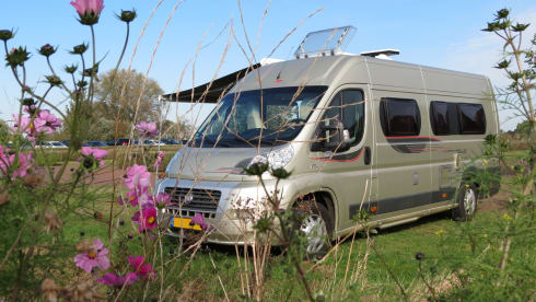 Rolmaatje – Beautiful Roller Team Livingstone bus camper (2.5p) for rent