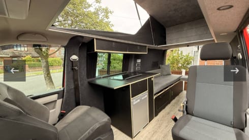 Spacious 3 berth Volkswagen campervan