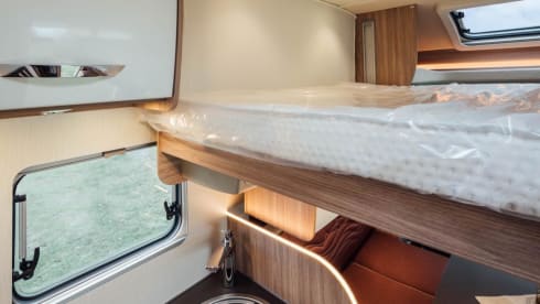 4p Bürstner luxury semi-integrated camper from 2021