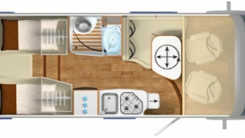 Luxury Hymer Integrated Camper
