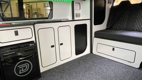 4 berth Volkswagen campervan