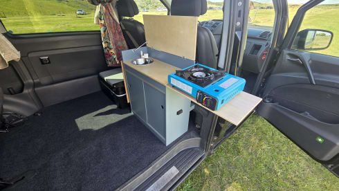 Blacky – Mercedes- Benz Vito Camper 5-Pers. "Blacky" | Automaat & Airco | Euro 5