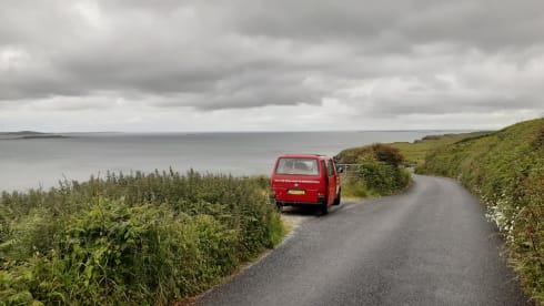 Red Rider – 2p Volkswagen campervan from 2000
