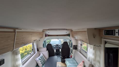 Fully off grid 4 berth Pilote semi-integrated motorhome from 2019