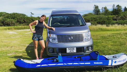 Ellie  – 4 berth Nissan campervan from 2006