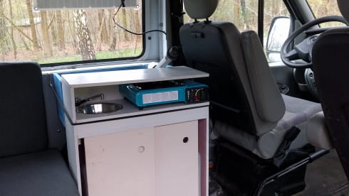 Self-build van from 2010, 9 persons