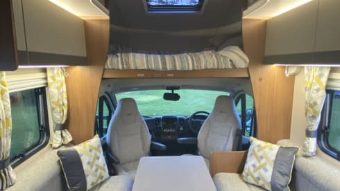 6 berth Fiat alcove from 2019