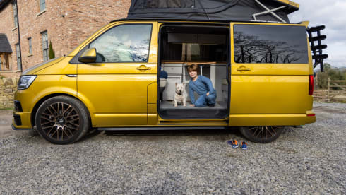 Goldbug – Stunning Luxury VW - Sleeps 4 with awning