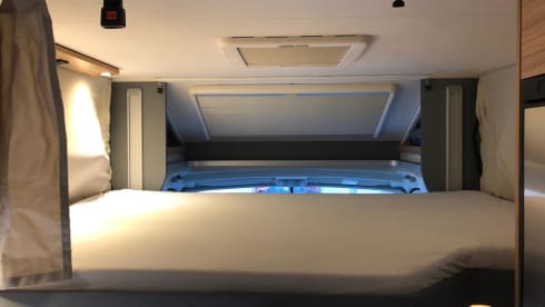 Fully furnished 4p Dethleffs semi-integrated from 2021