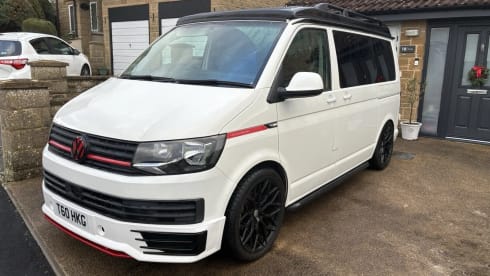4 berth Volkswagen T6 campervan from 2017