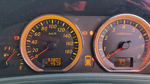 3 berth Nissan campervan from 2006