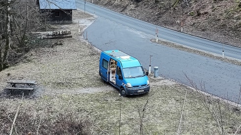 Fourgon EDF aménagé 